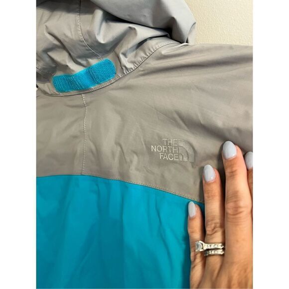 The North Face Youth Girls Size XL Colorblock Hooded Dry Vent Jacket Coat - Picture 9 of 12